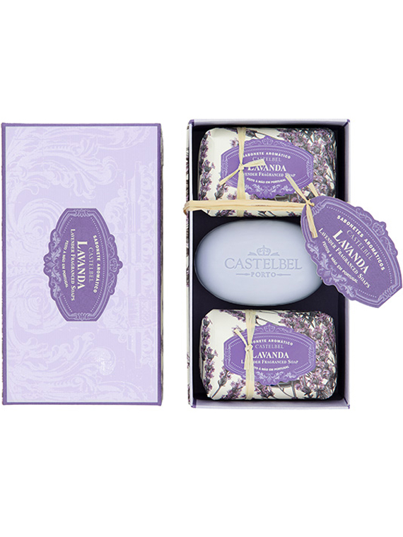 Castelbel-Ambiente-Lavender-Set-of-3-Soaps-(150g-x-3)