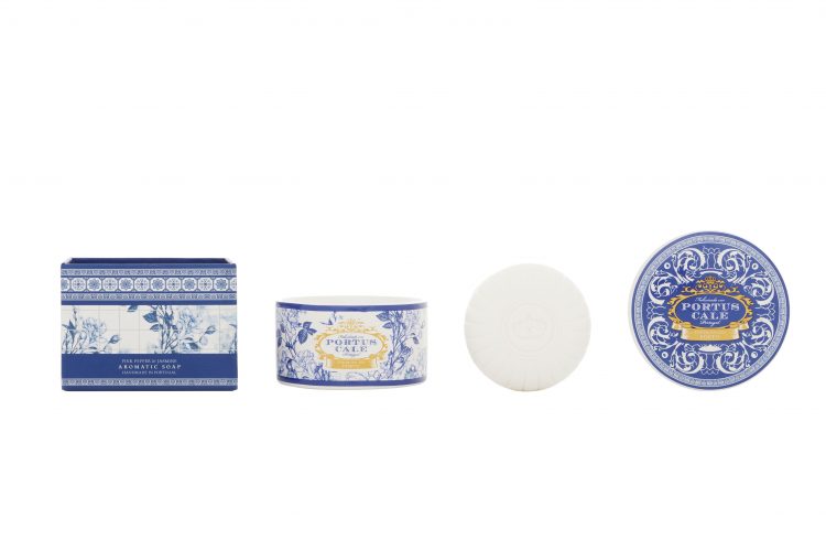 Gold & Blue Soap Ceramic MavenHK Castelbel Portus Cale 2