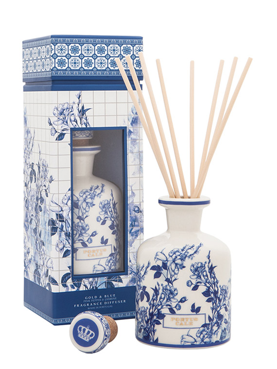 Portus-Cale-Gold-&-Blue-Ceramic-Room-Fragrance-Diffuser