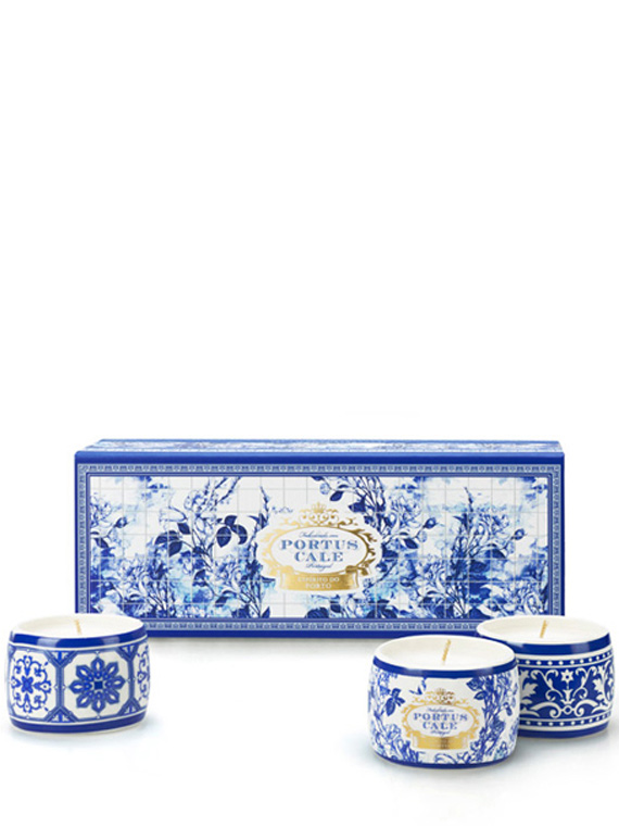 Portus-Cale-Gold-&-Blue-Tea-Light-Aromatic-Candle-Set