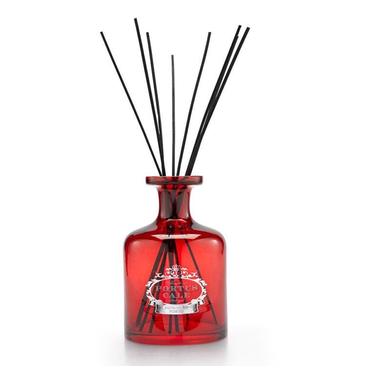 Portus Cale Red Glass and Silver Label 2L Diffuser Bottle1