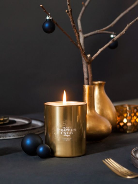 Portus Cale Festive Blue Gold Aromatic Candle Maven 2