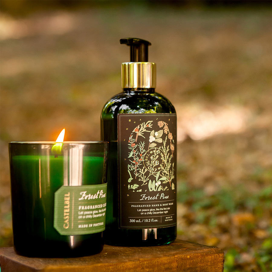 Forest Pine Gift set (Candle & Liquid Soap) - Image 2