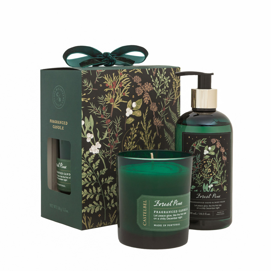 Forest Pine Gift set (Candle & Liquid Soap)