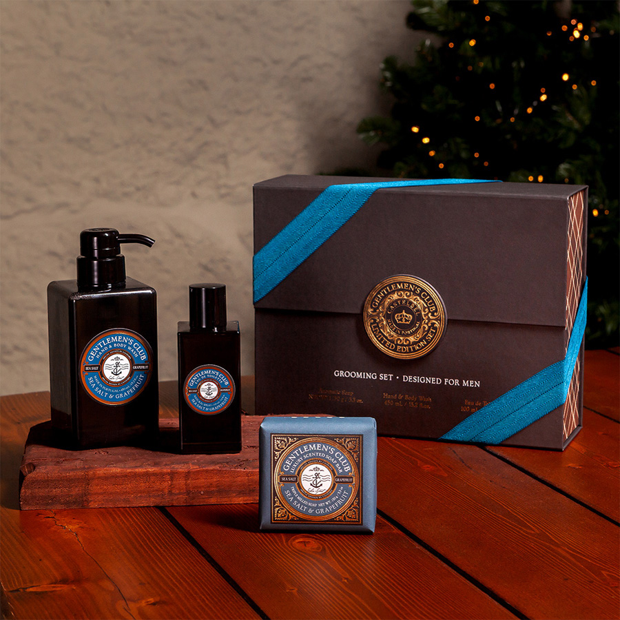 Gentlemens Club Sea Salt & Grapefruit Gift Set - Image 2